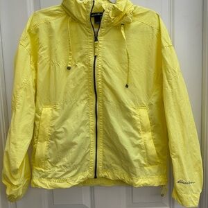 Eddie Bauer Sunny Yellow Hooded Jacket